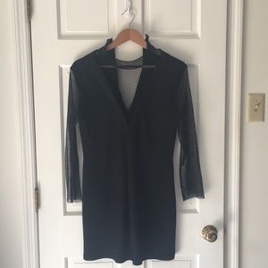 Zara Black sheer dress